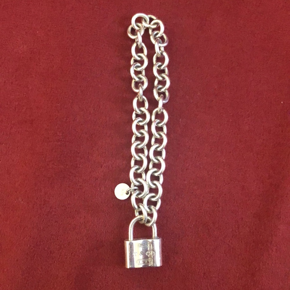Tiffany & Co. sterling silver lock bracelet
